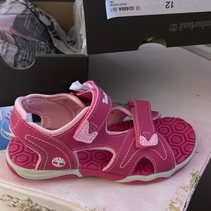 Timberland Adventure Seeker Strap Sandals in Medium Pink sz 12